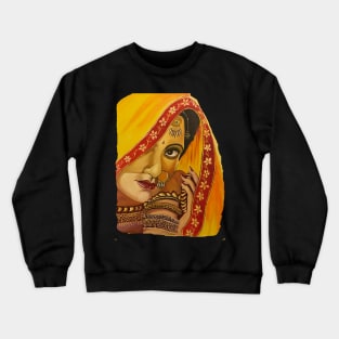 Folk Lady Crewneck Sweatshirt